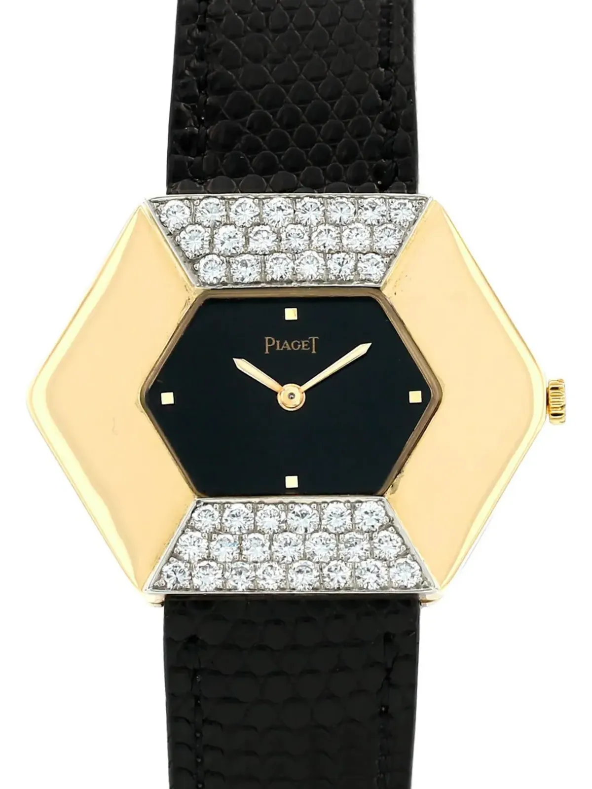 Piaget ドレスウォッチ 1980年製 ヴィンテージ ブラック - 画像2
