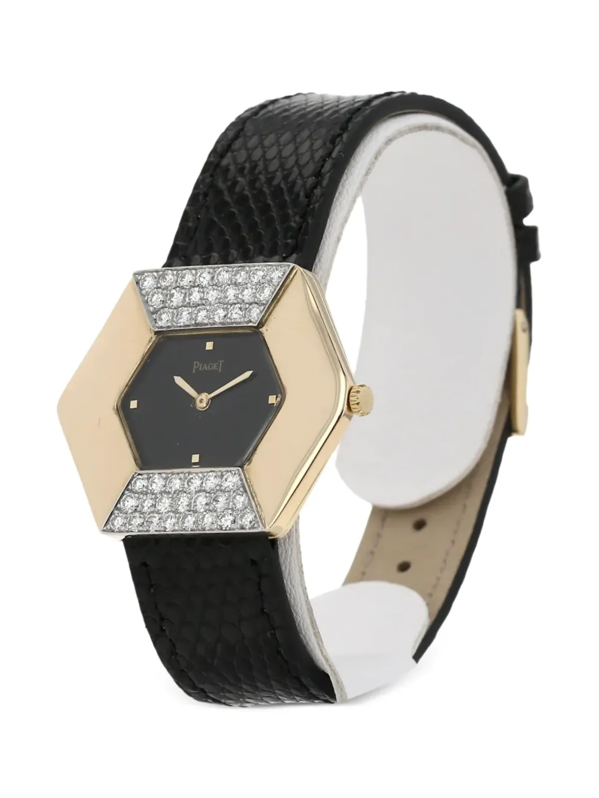 Piaget ドレスウォッチ 1980年製 ヴィンテージ ブラック - 画像4