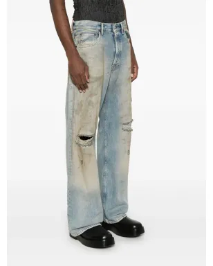 Acne Studios ルーズカットジーンズ ブルー - サムネイル3