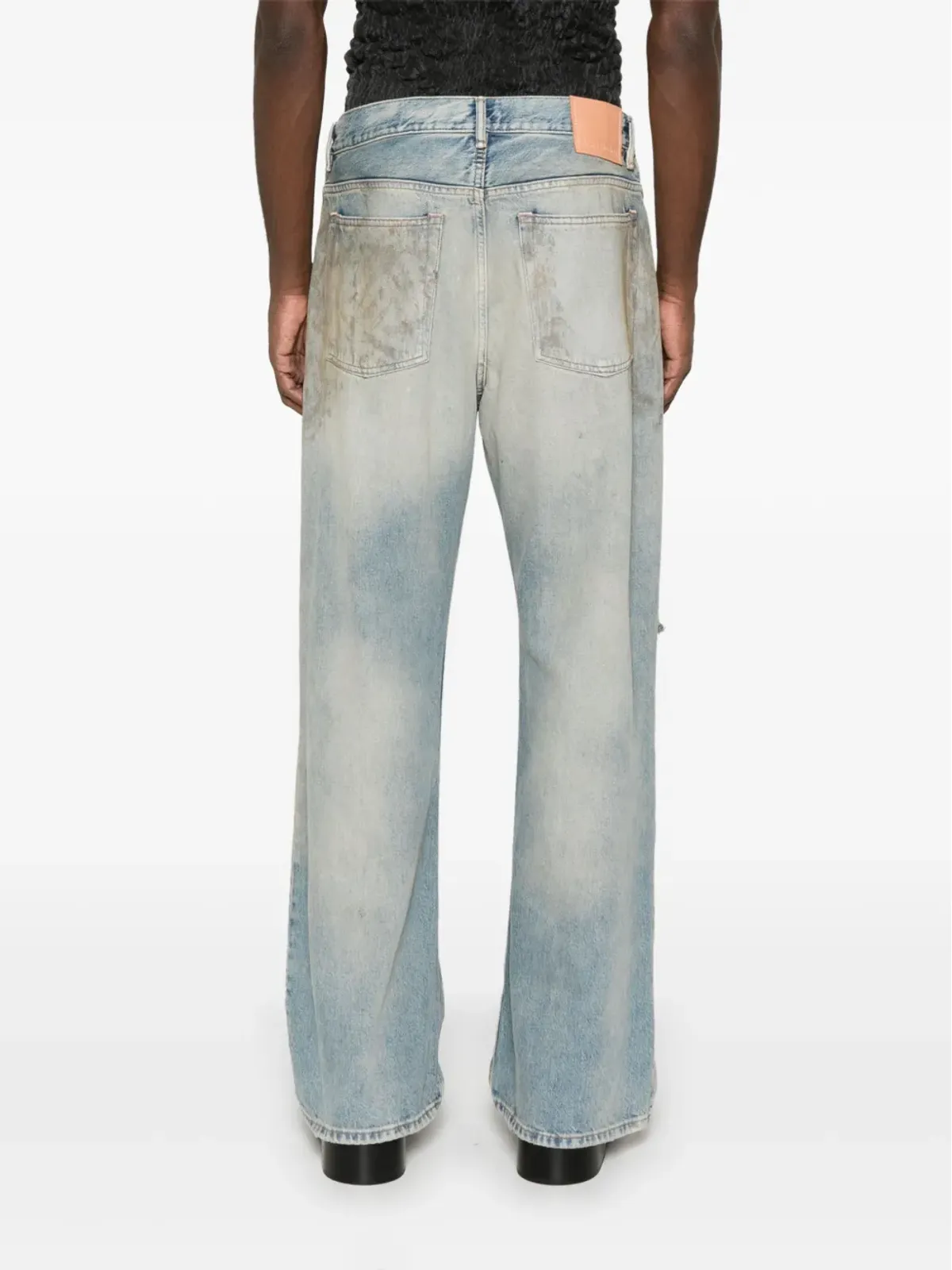 Acne Studios ルーズカットジーンズ ブルー - 画像4