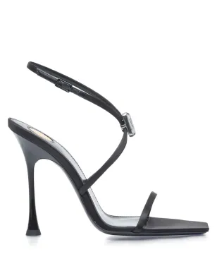 Saint Laurent 110mmストラップサンダル ブラック - サムネイル1