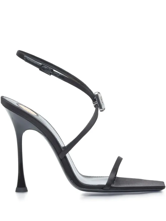 Saint Laurent Saint Laurent 110mmストラップサンダル ブラックの商品画像
