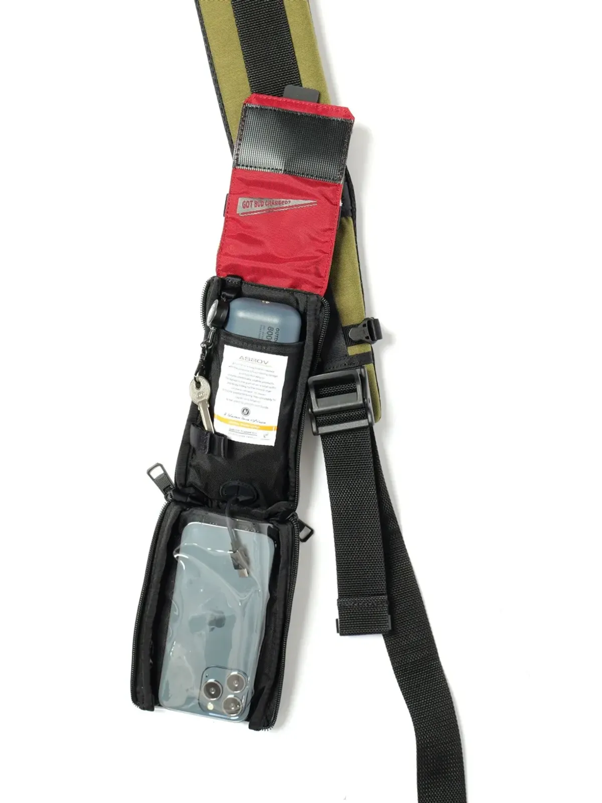 As2ov Cordura Standard Series スマホケース - グリーン - 画像4