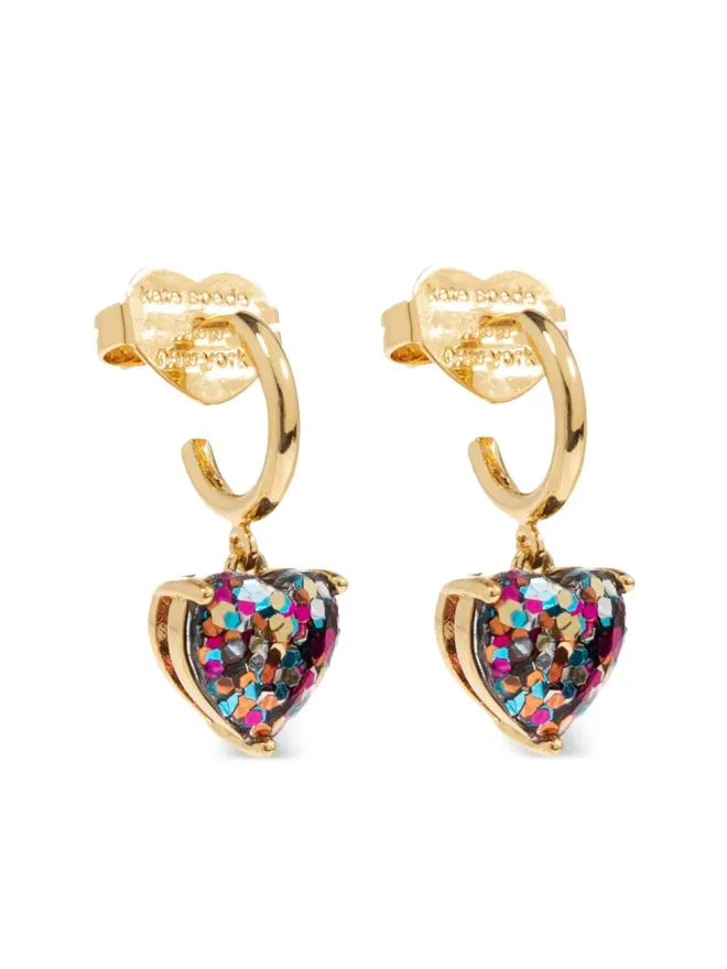 Kate Spade Kate Spade my love glitter heart earringsの商品画像