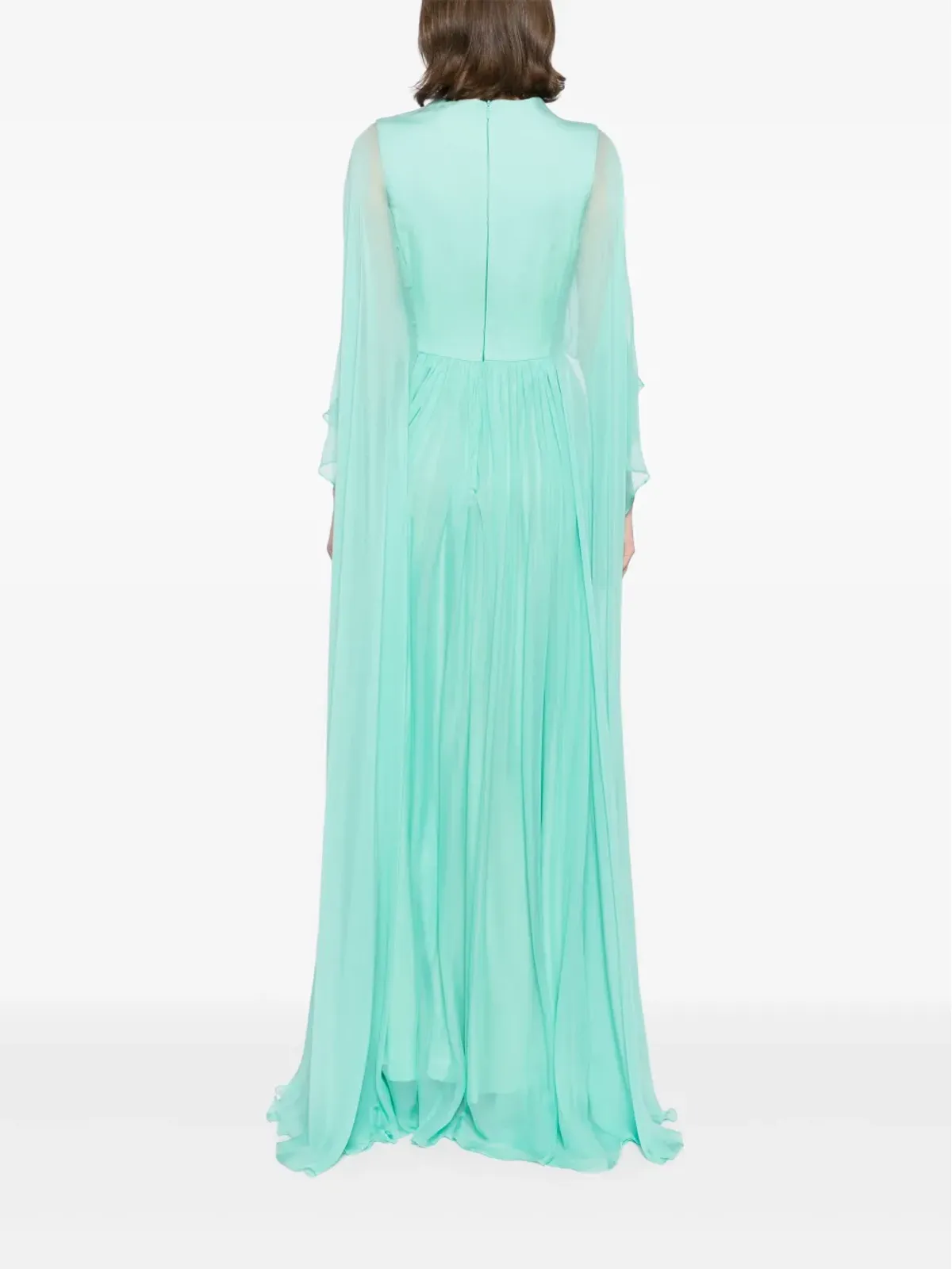 Zuhair Murad フレアシフォンガウン - 画像4