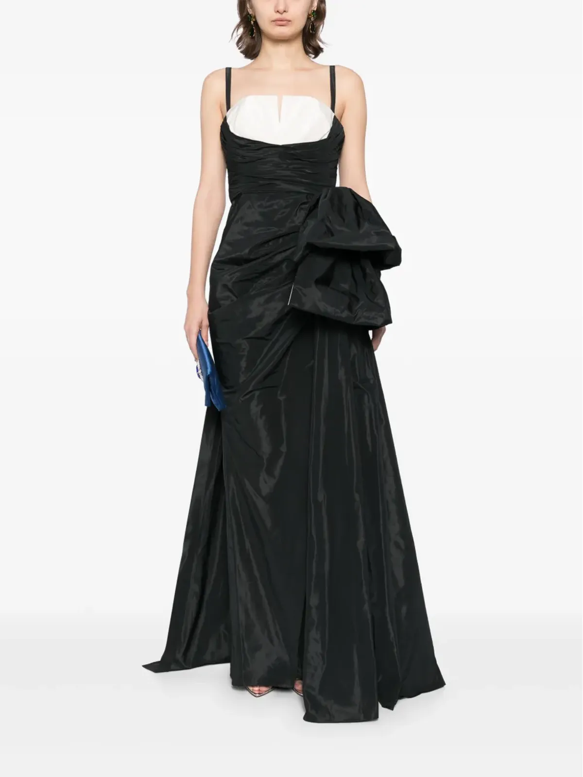 Zuhair Murad ドレープタフタイブニングドレス - 画像2