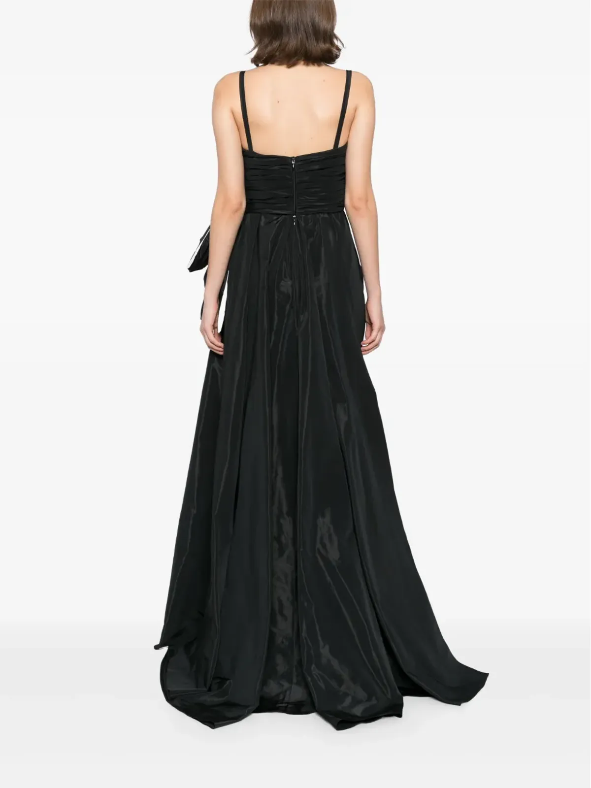 Zuhair Murad ドレープタフタイブニングドレス - 画像4