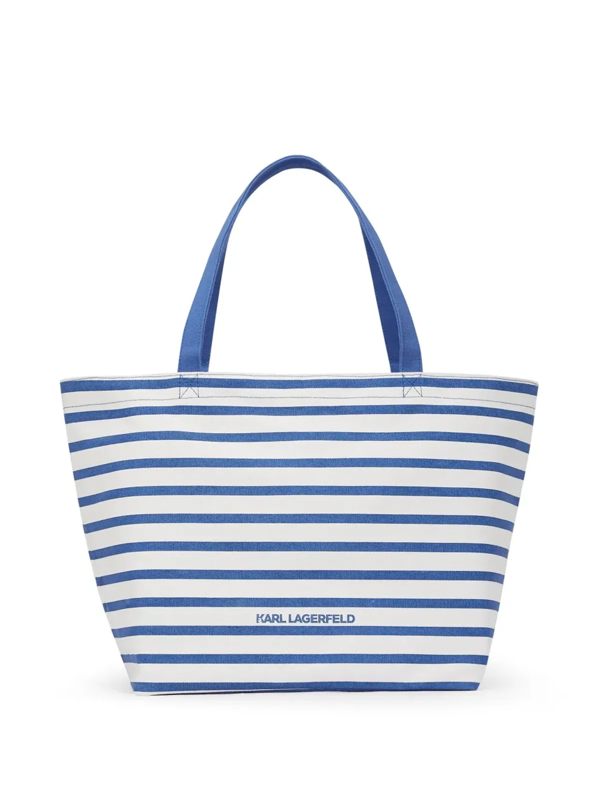 Karl Lagerfeld Ikon Choupette ストライプ トートバッグ - ホワイト - 画像3