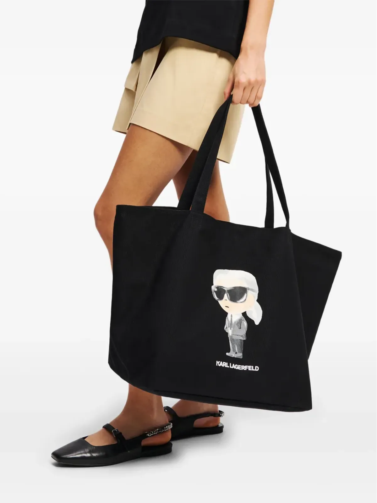 Karl Lagerfeld Ikon Aquarelle トートバッグ - 画像2