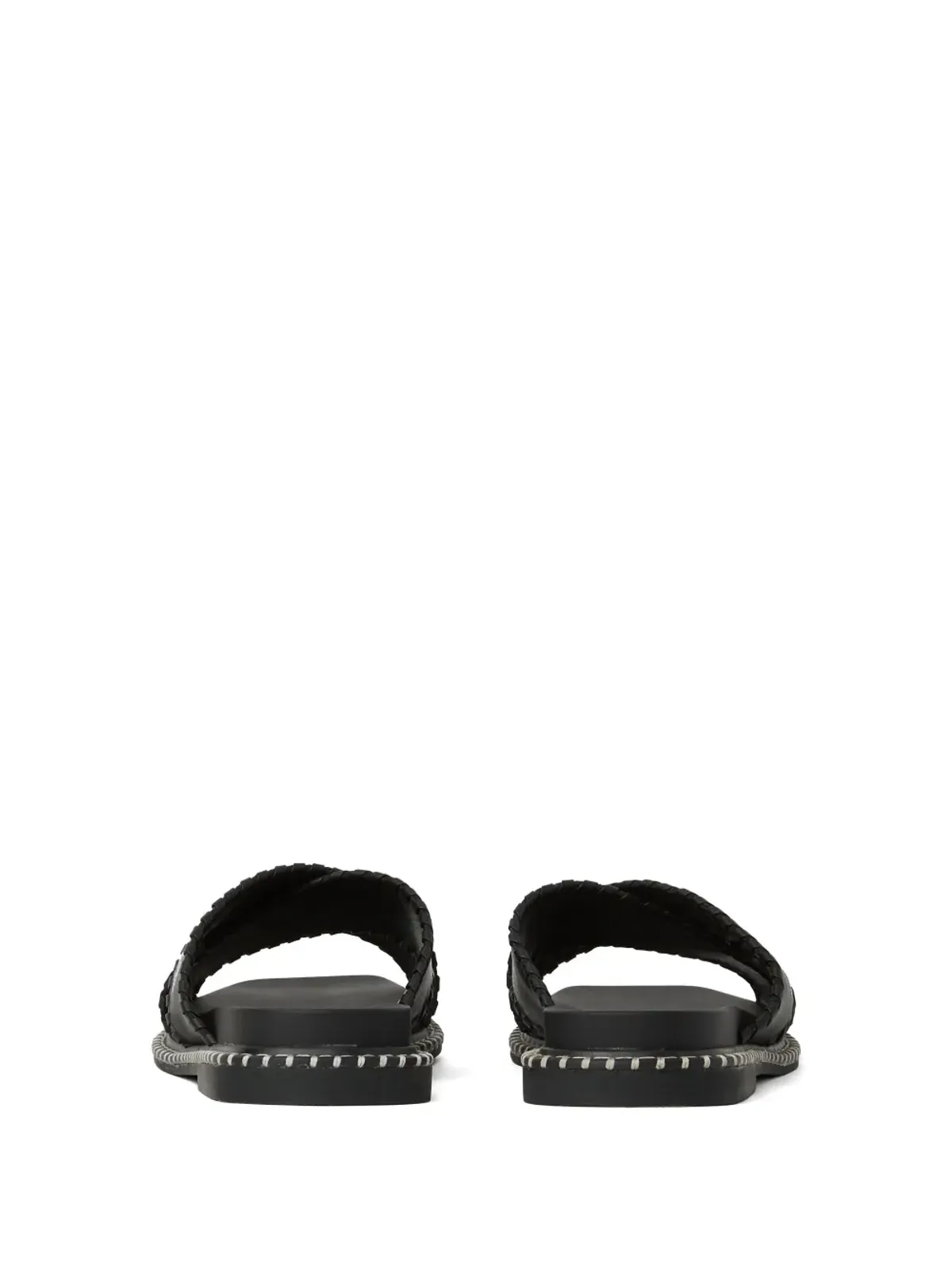 Karl Lagerfeld Lleo ウィップステッチ サンダル - ブラック - 画像3