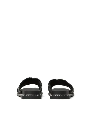 Karl Lagerfeld Lleo ウィップステッチ サンダル - ブラック - サムネイル3