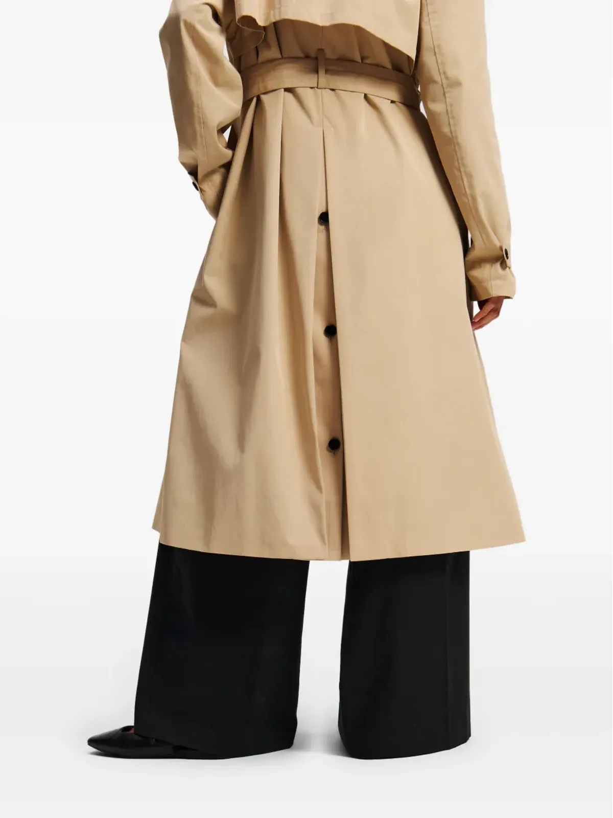 Karl Lagerfeld コットンブレンド トレンチコート - 画像5