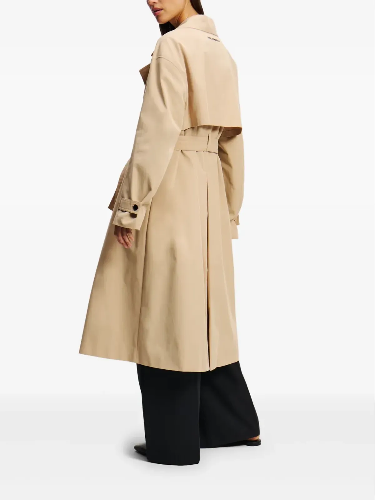 Karl Lagerfeld コットンブレンド トレンチコート - 画像4