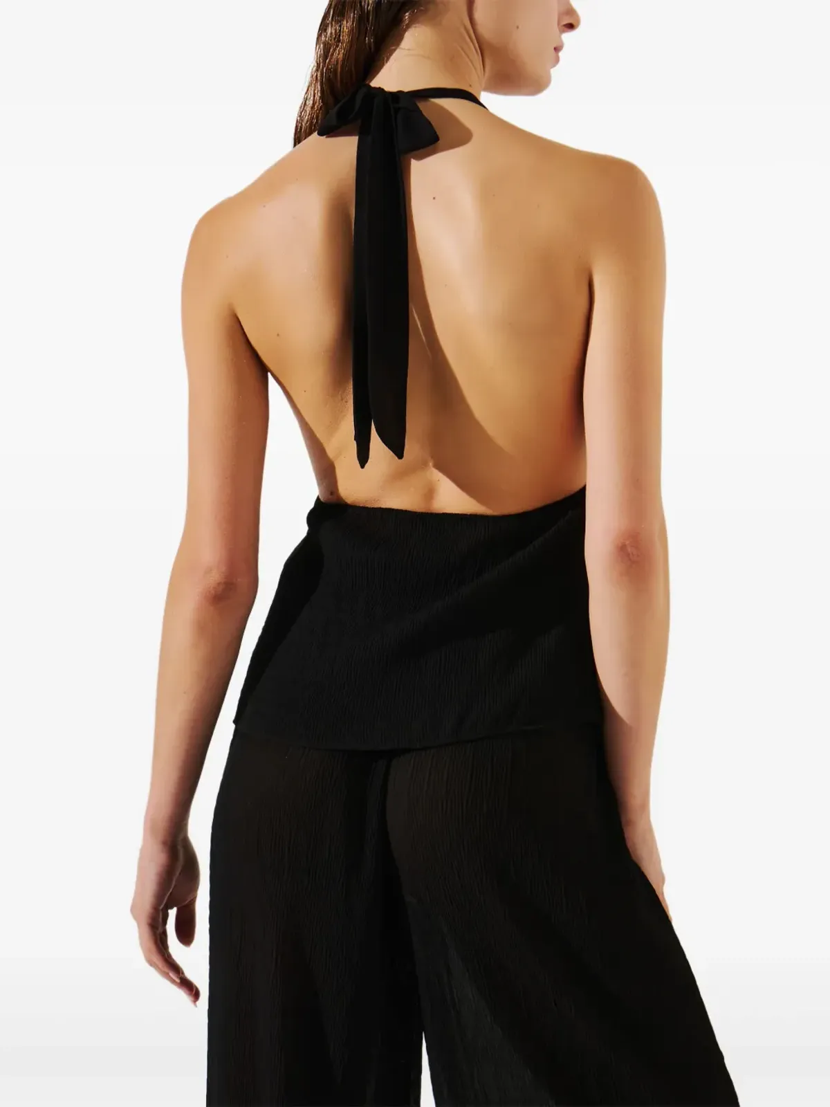 Karl Lagerfeld DNAフラワートップ ブラック - 画像4
