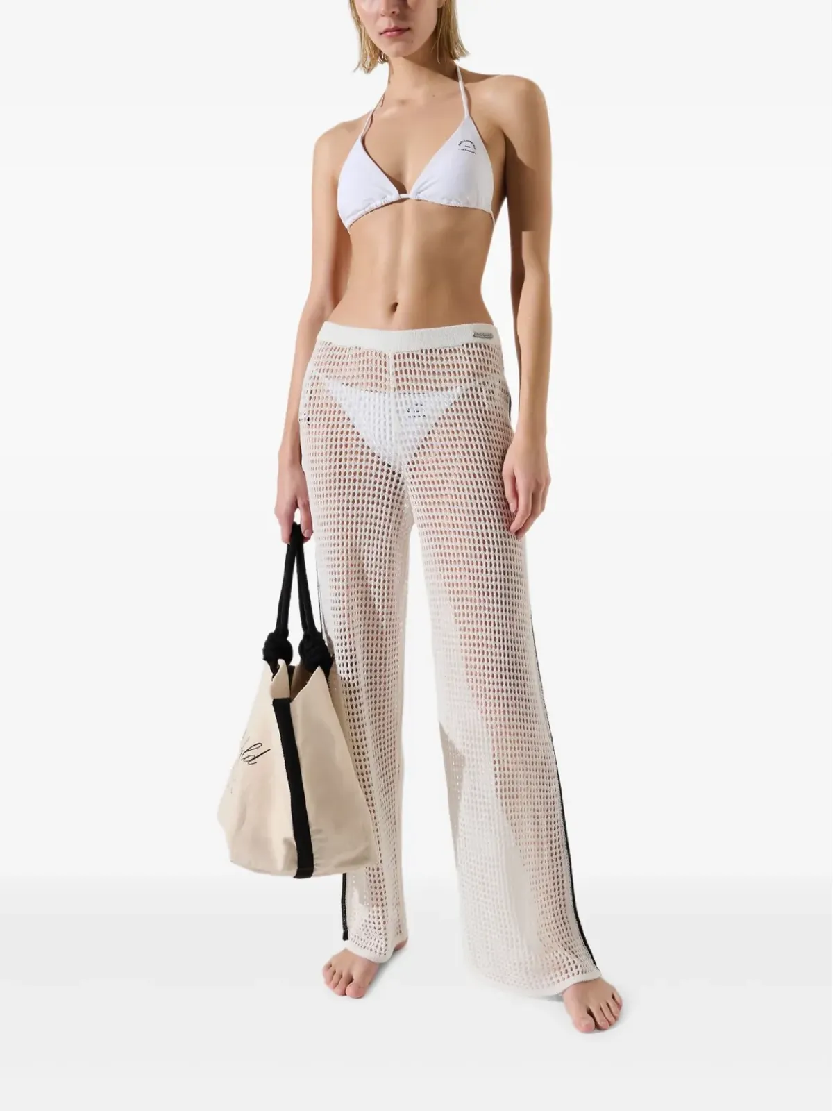 Karl Lagerfeld ホテル Karl パンツ - ホワイト - 画像2