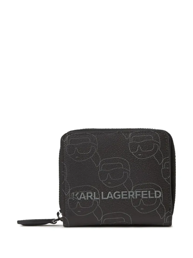 Karl Lagerfeld Karl Lagerfeld Ikon ウォレット - ブラックの商品画像