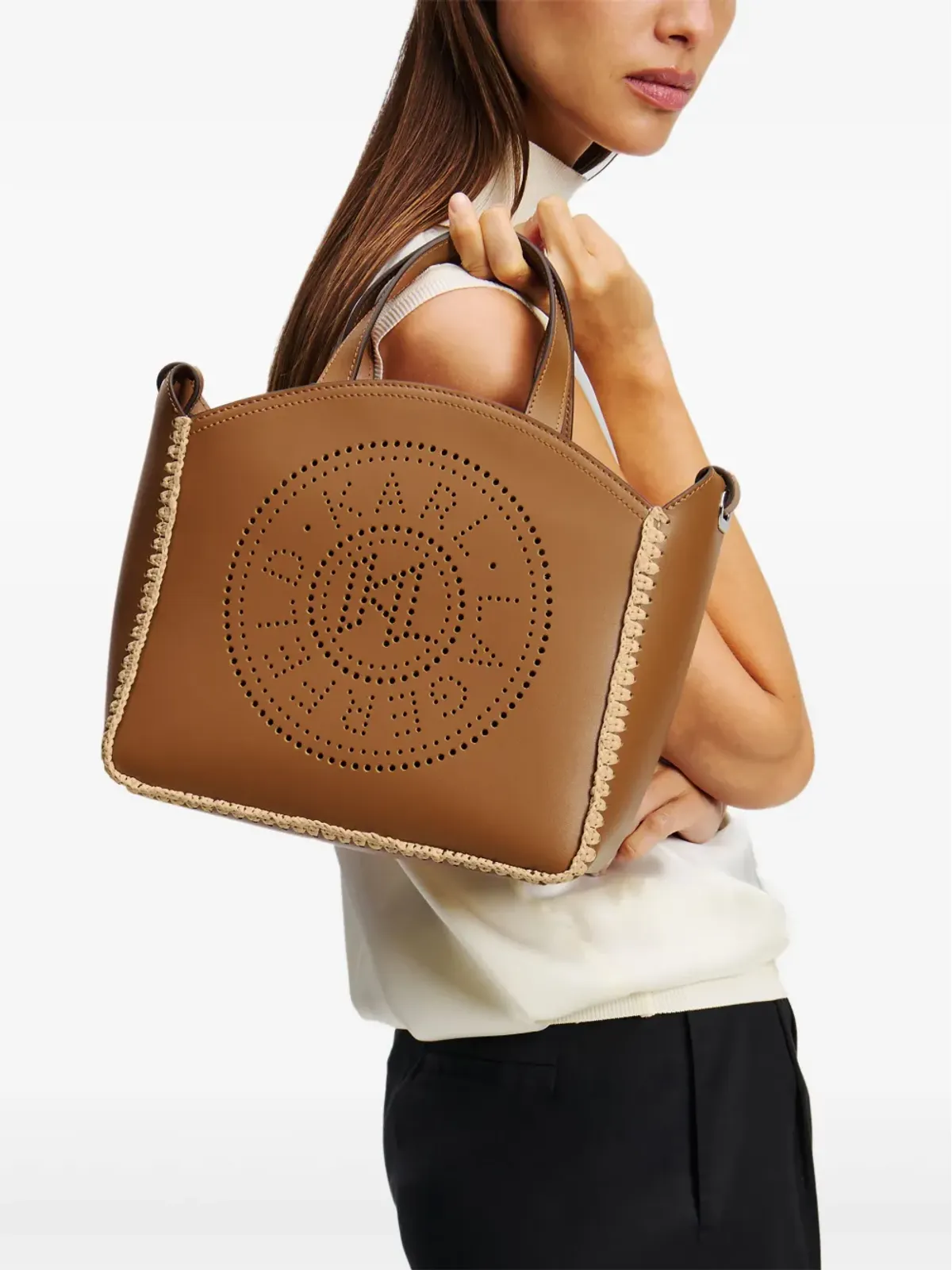 Karl Lagerfeld 小型 K/Circle トートバッグ - ブラウン - 画像2