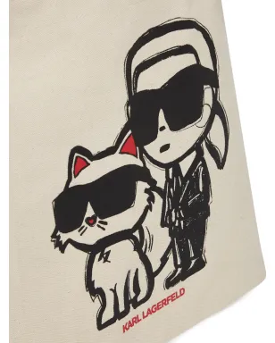 Karl Lagerfeld トートバッグ ホワイト - サムネイル4
