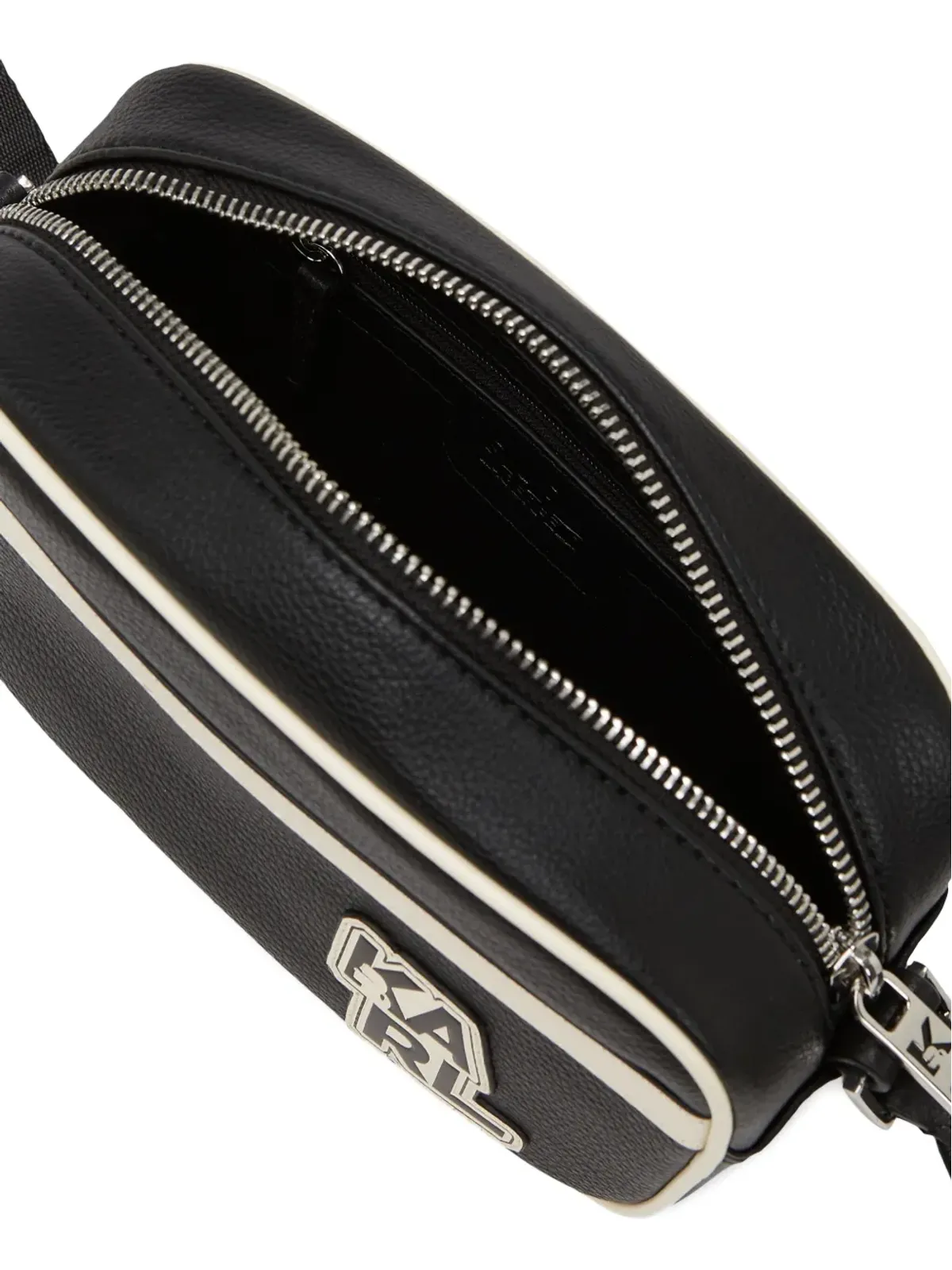 Karl Lagerfeld K/athleisure コントラストパネル メッセンジャーバッグ - ブラック - 画像5