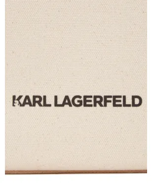 Karl Lagerfeld × Jorge Parra キャンバス トートバッグ - ベージュ系 - サムネイル4