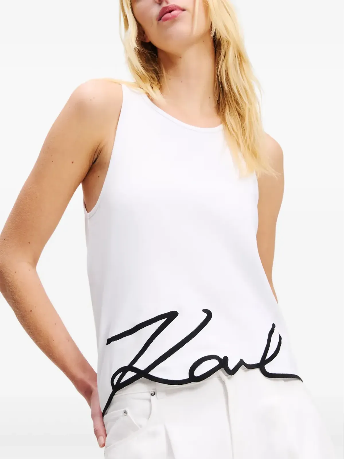 Karl Lagerfeld Signature タンクトップ - 画像5