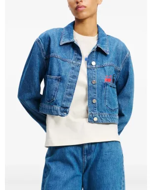 Karl Lagerfeld Ikon クロップド デニムジャケット - サムネイル3