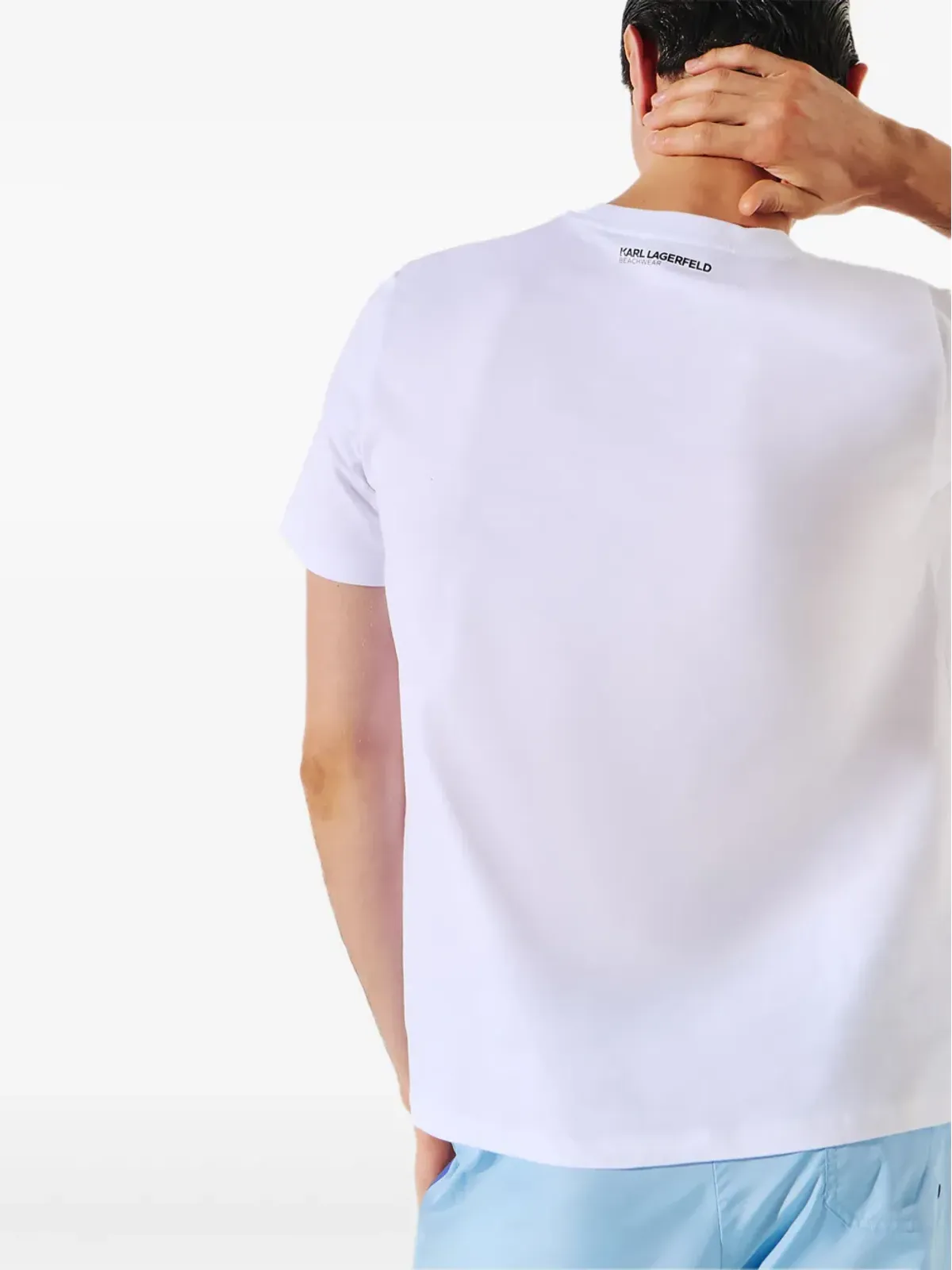 Karl Lagerfeld ロゴプリント ビーチTシャツ - 画像3