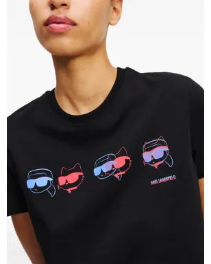 Karl Lagerfeld プリントTシャツ - ブラック - サムネイル5