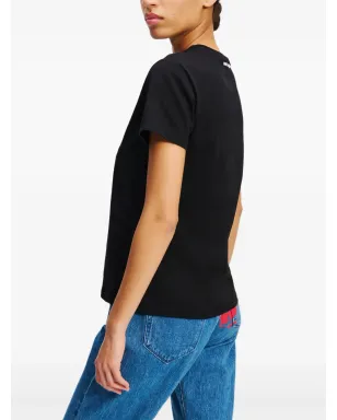 Karl Lagerfeld プリントTシャツ - ブラック - サムネイル4