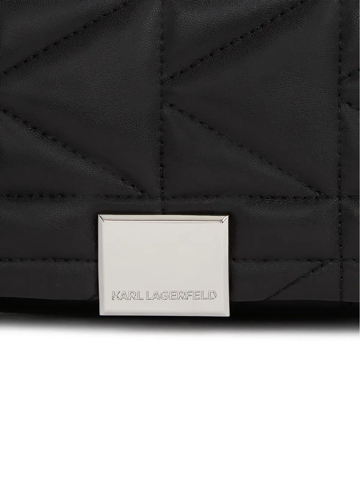 Karl Lagerfeld 小さめ K/Kuilt クロスボディバッグ - ブラック - 画像4
