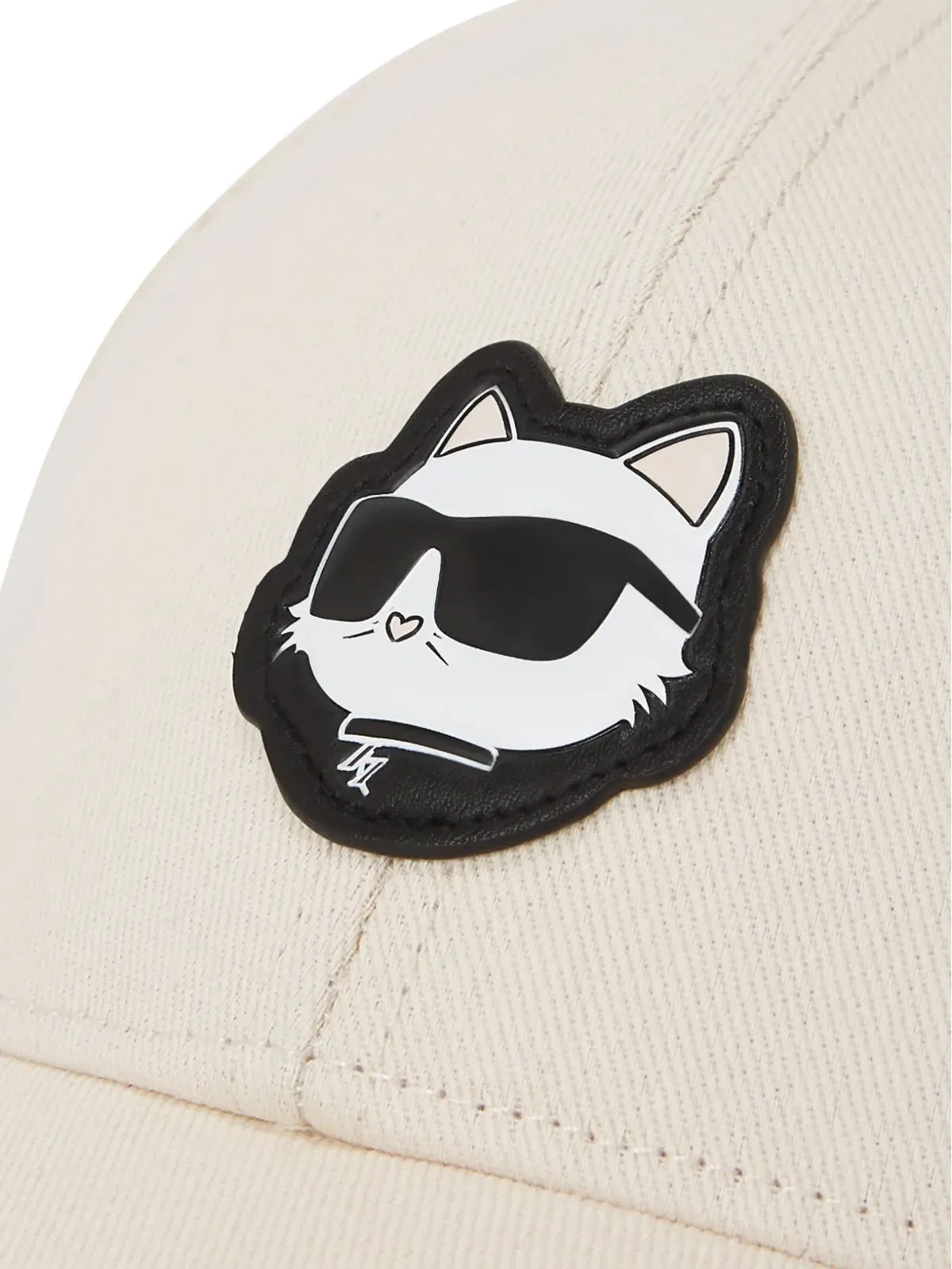 Karl Lagerfeld Ikon Choupette パッチキャップ - 画像3