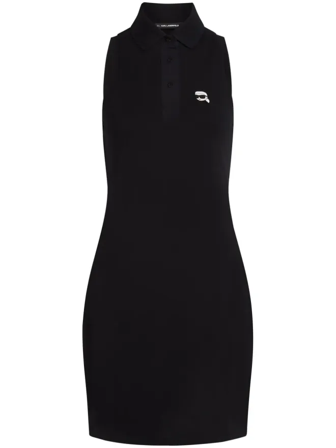 Karl Lagerfeld Karl Lagerfeld Ikonアップリケ ドレスの商品画像