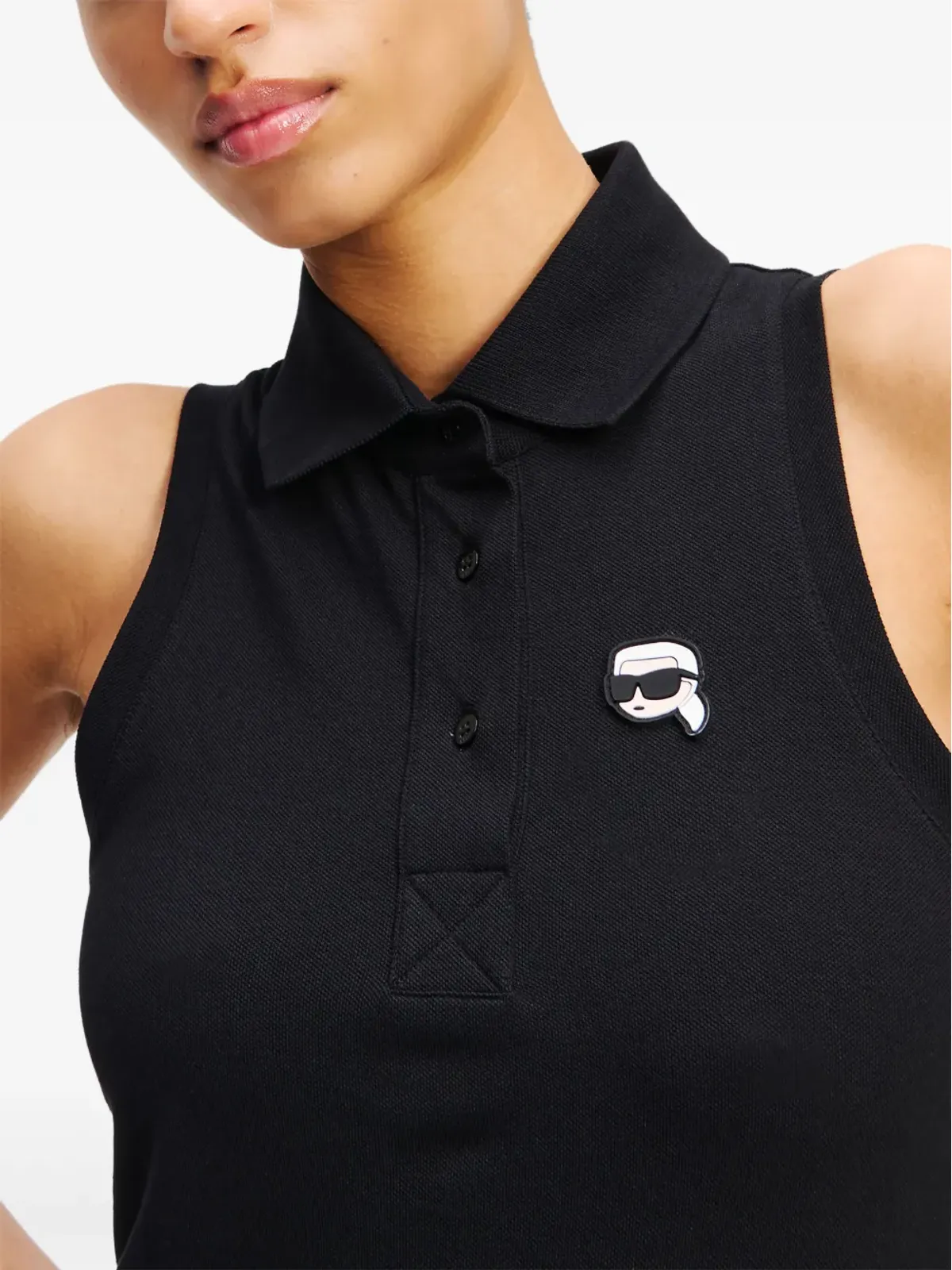 Karl Lagerfeld Ikonアップリケ ドレス - 画像5