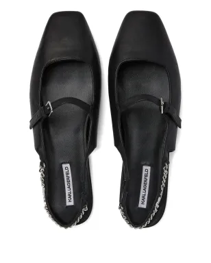 Karl Lagerfeld Konnie スリングバックフラット - サムネイル4