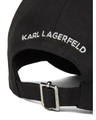 Karl Lagerfeld Ikon ピンキャップ - ブラック - サムネイル3