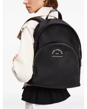 Karl Lagerfeld ミディアム Rue St-Guillaume バックパック - ブラック - サムネイル2