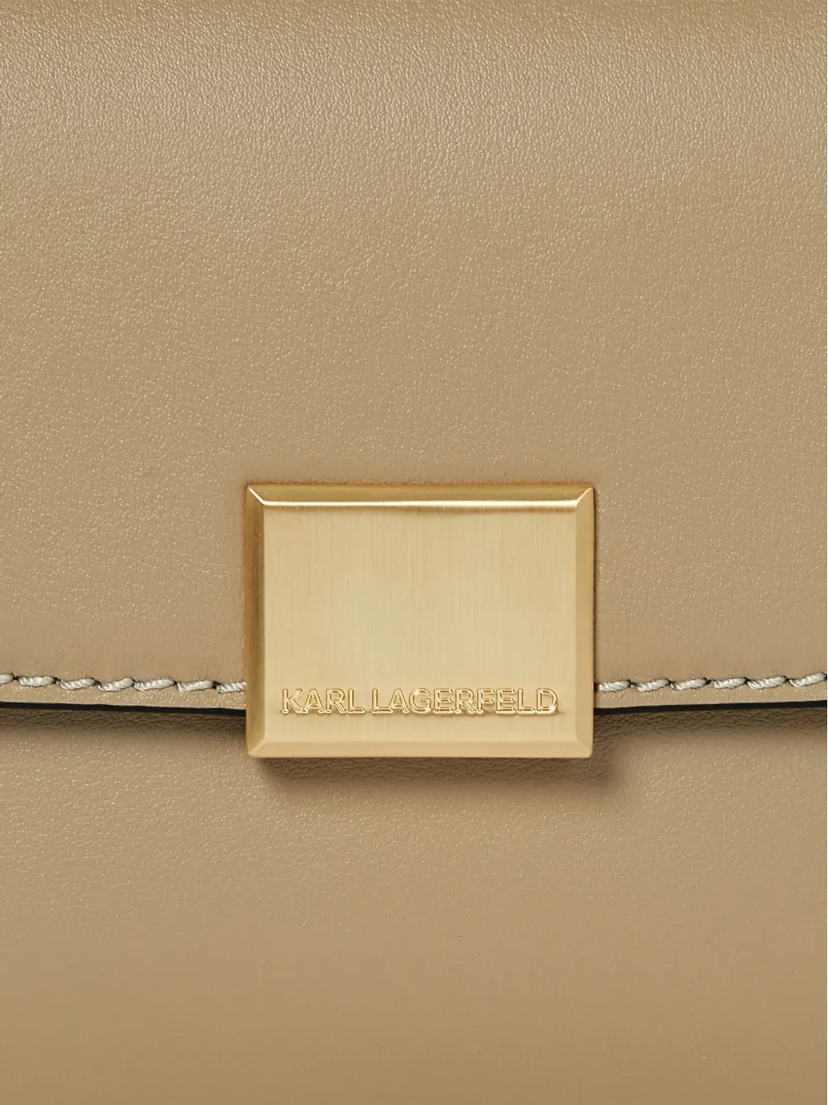 Karl Lagerfeld 小さめ K/Forever クロスボディバッグ - ネュートラルカラー - 画像4