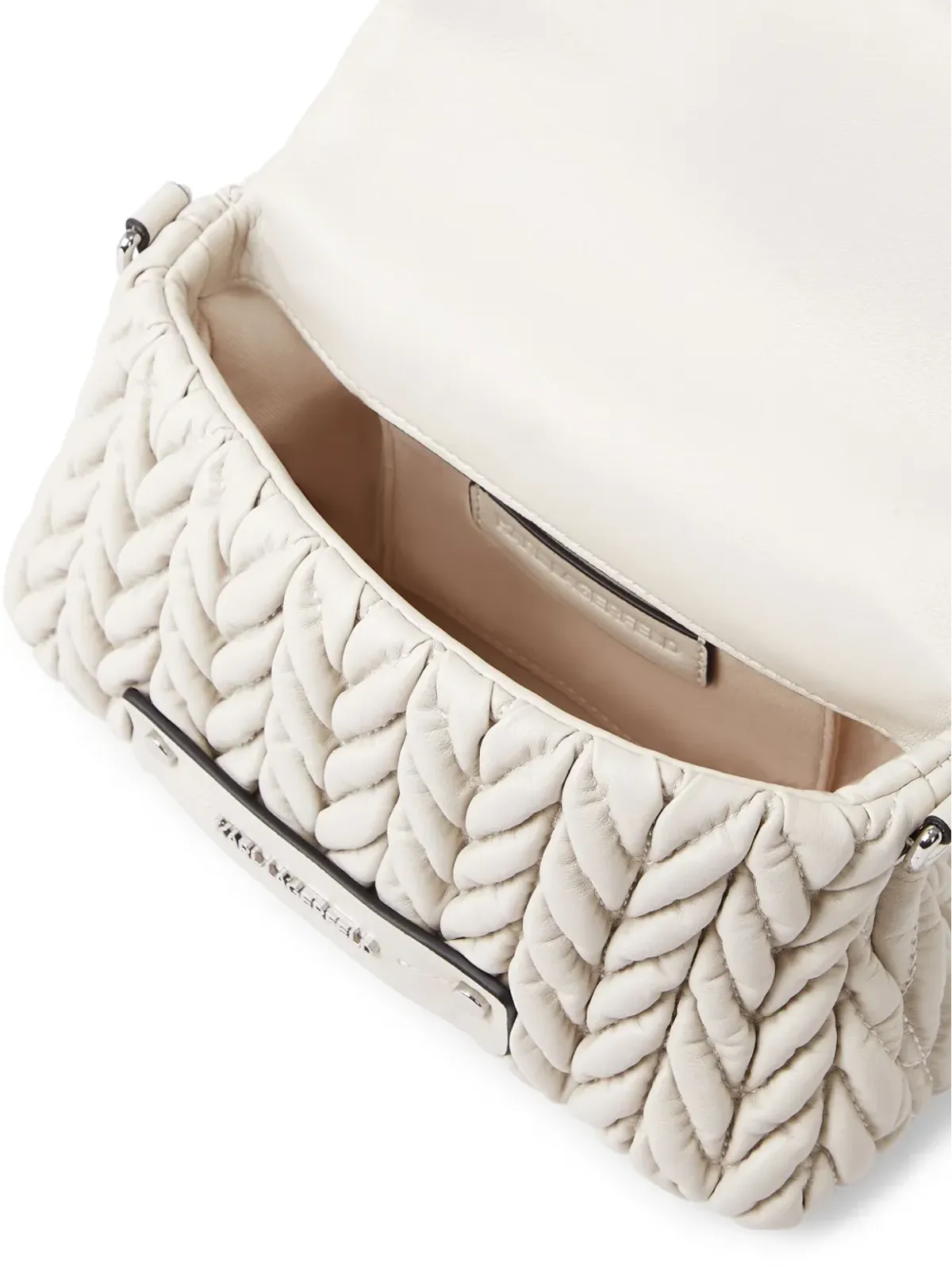 Karl Lagerfeld K/Weave クロスボディバッグ - ニュートラルカラー - 画像5