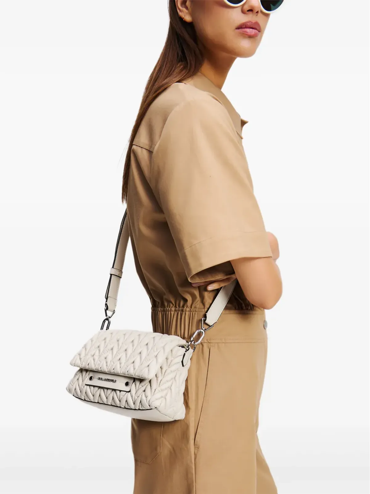Karl Lagerfeld K/Weave クロスボディバッグ - ニュートラルカラー - 画像2