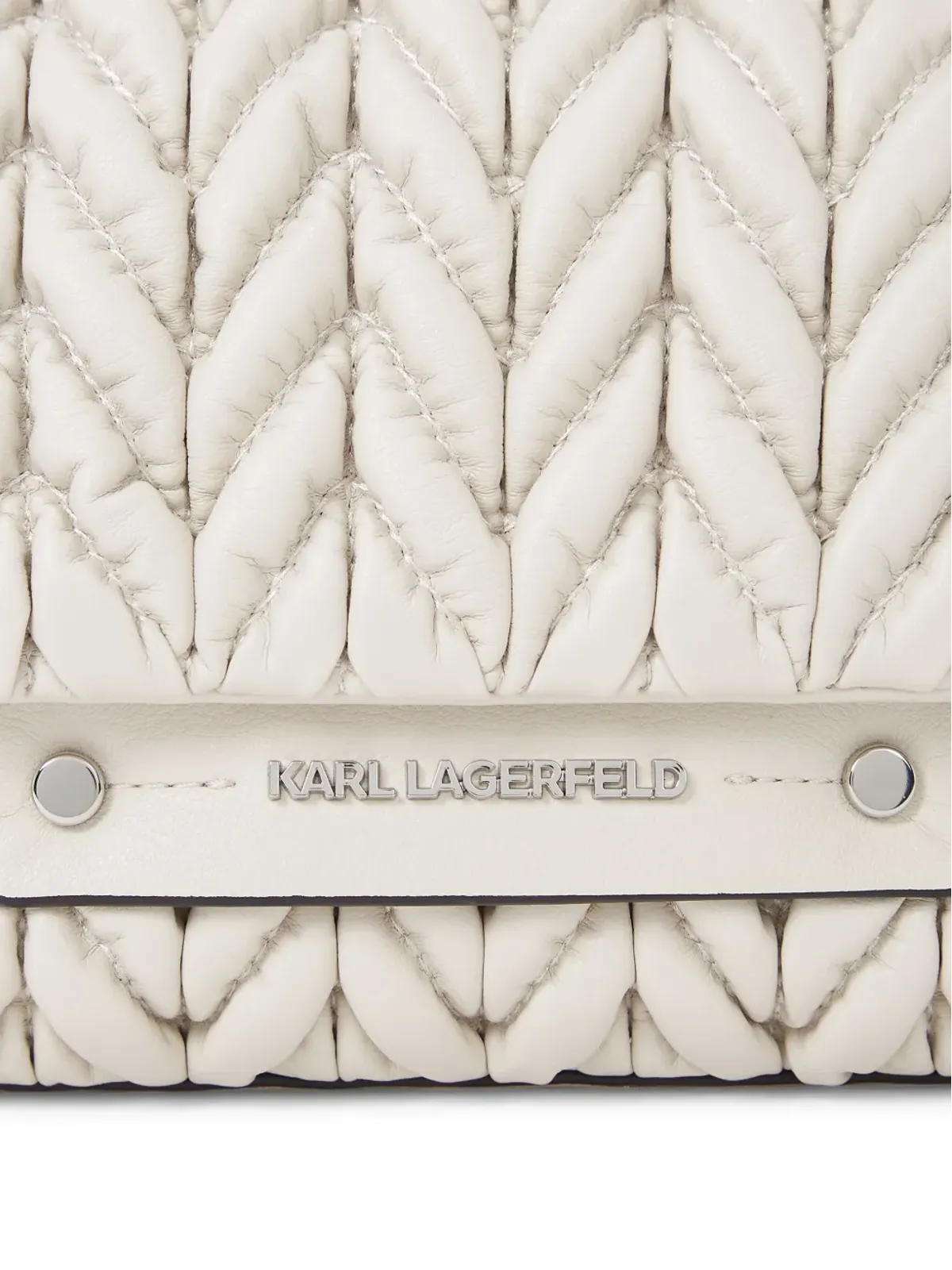 Karl Lagerfeld K/Weave クロスボディバッグ - ニュートラルカラー - 画像4