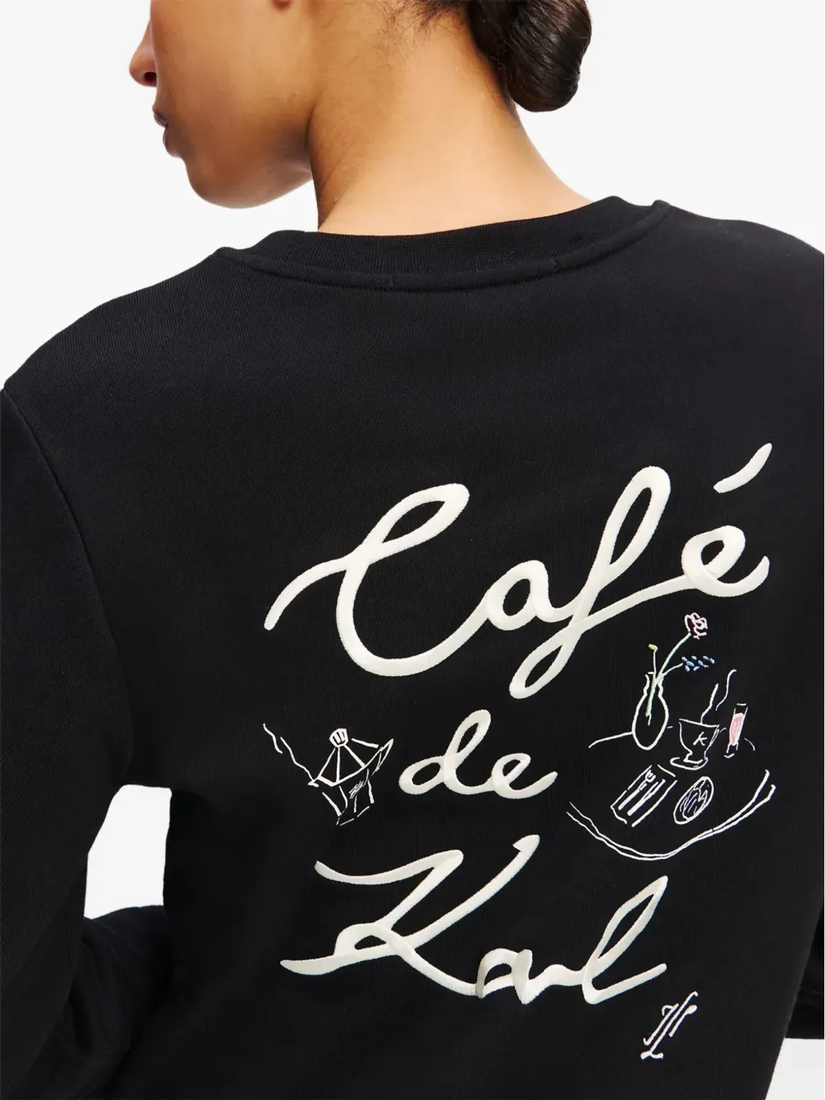Karl Lagerfeld×Jorge Parra スウェットシャツ - ブラック - 画像5