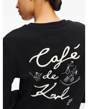 Karl Lagerfeld×Jorge Parra スウェットシャツ - ブラック - サムネイル5