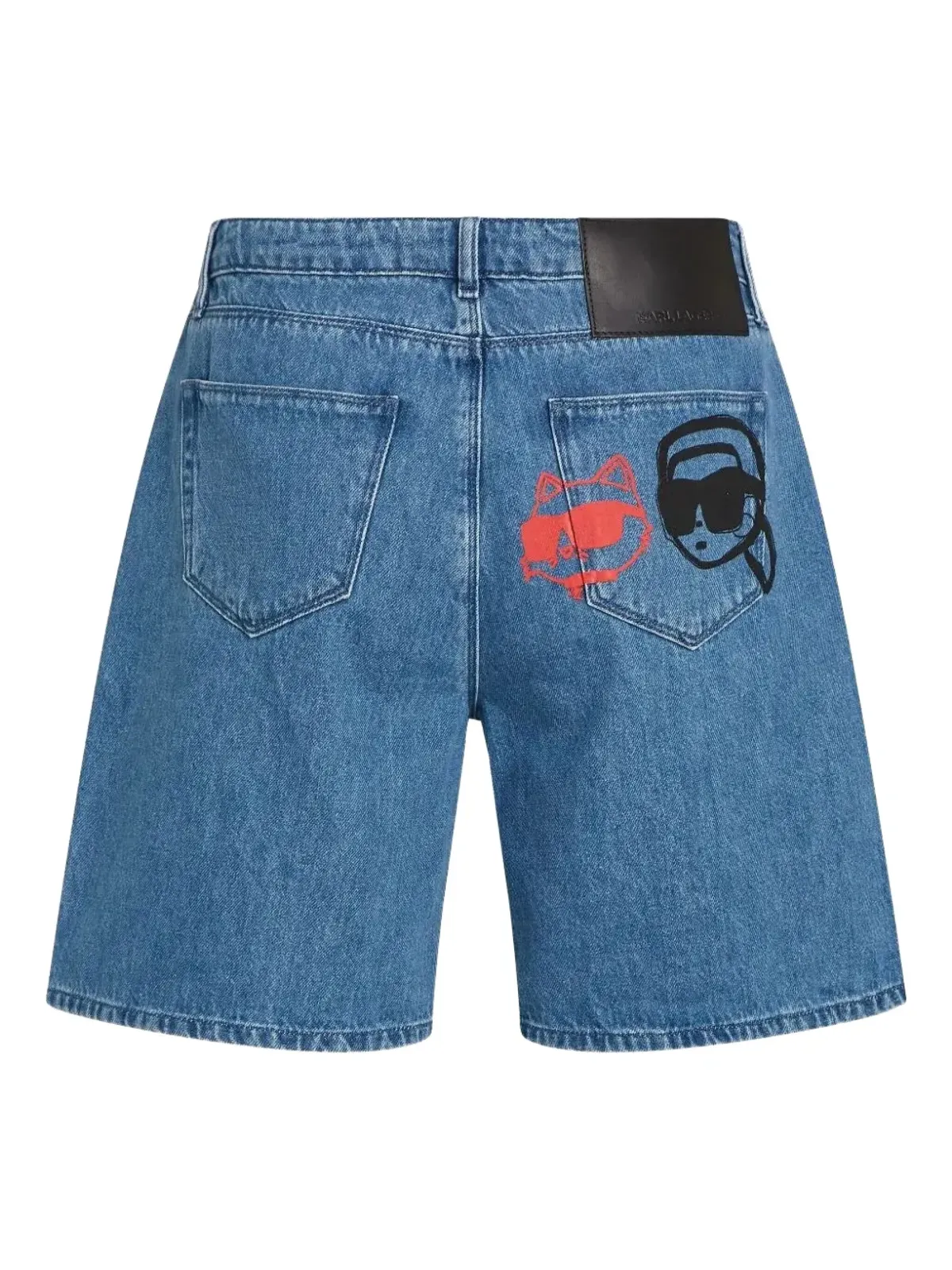 Karl Lagerfeld Ikon デニムショーツ ブルー - 画像2