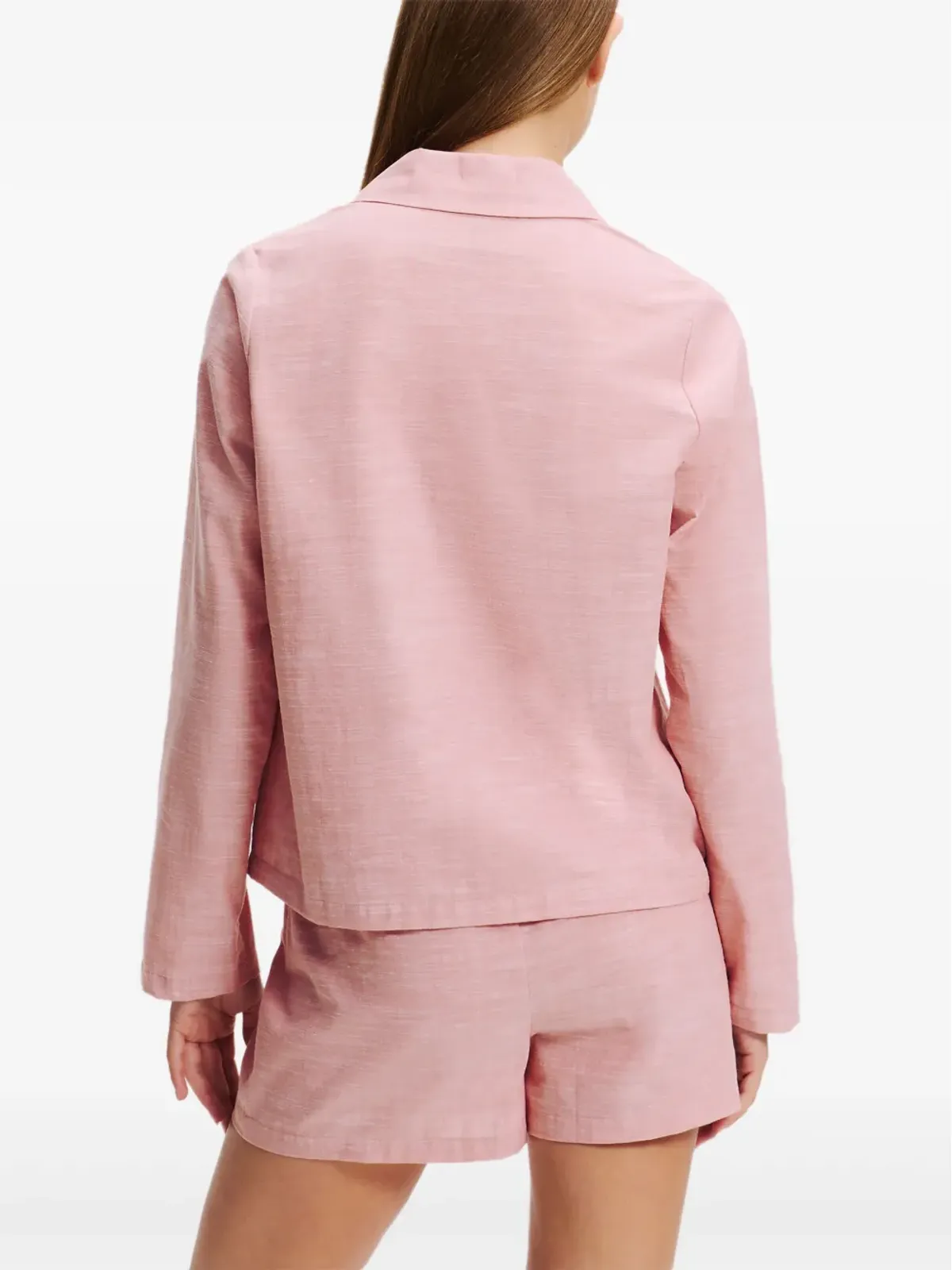 Karl Lagerfeld ロゴアップリケ パジャマセット - ピンク - 画像4