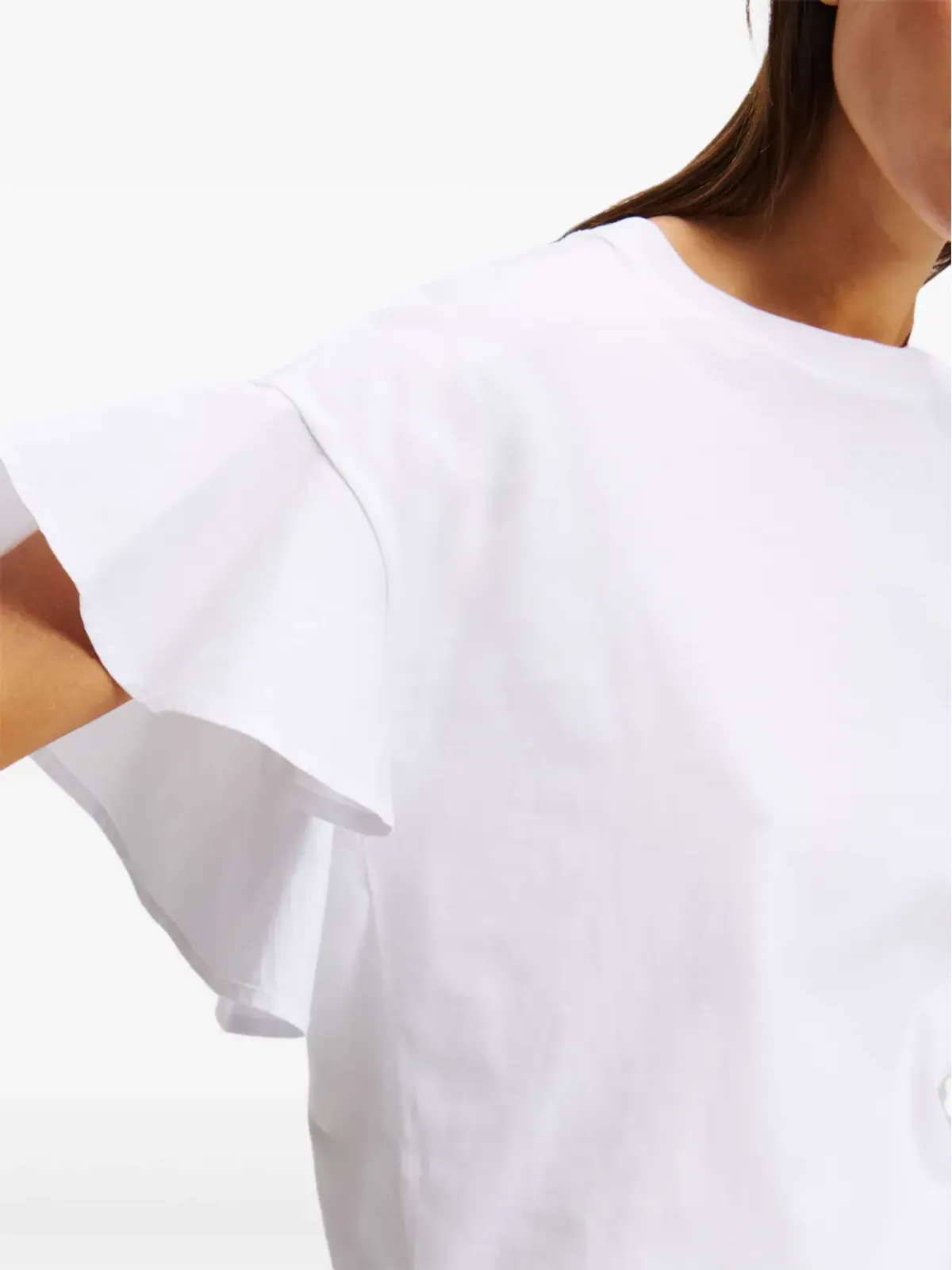 Karl Lagerfeld ラッフル Tシャツ - 画像5