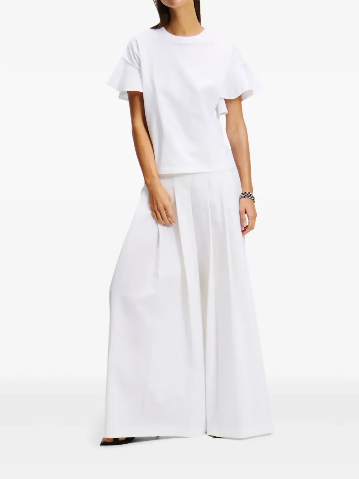 Karl Lagerfeld ラッフル Tシャツ - 画像2
