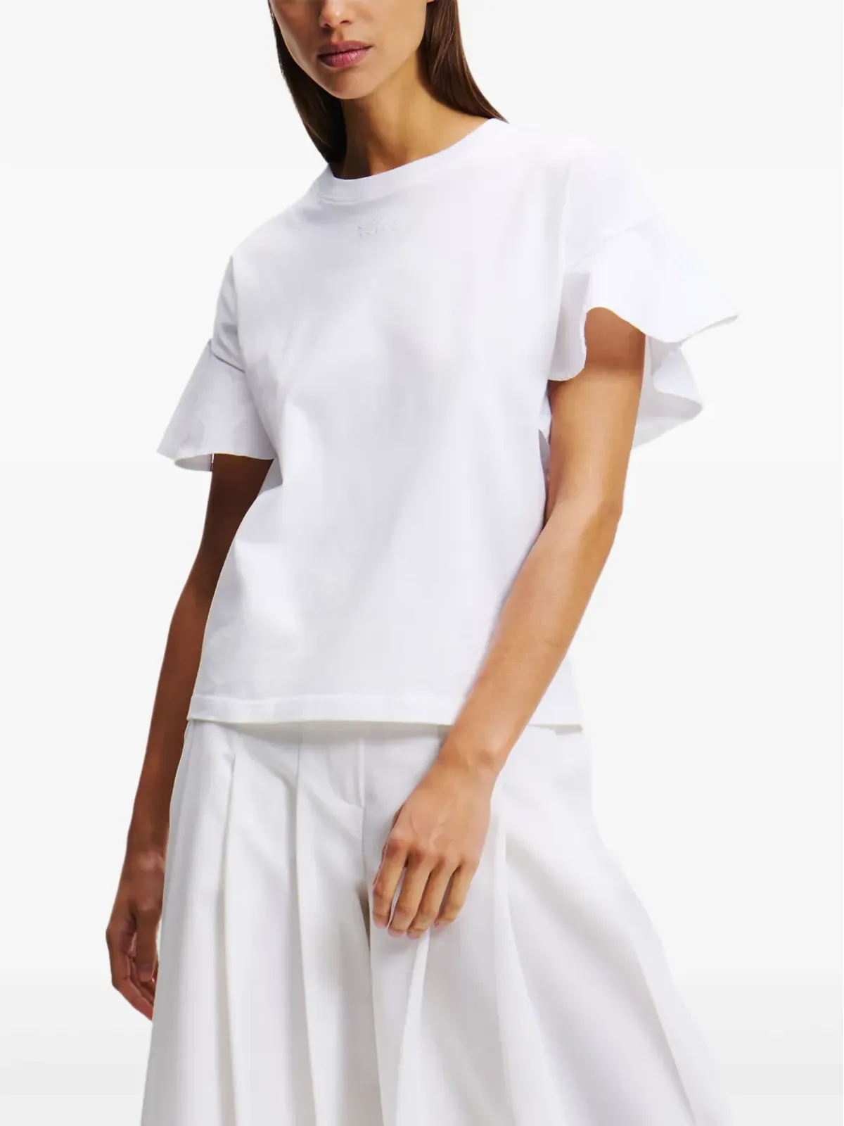 Karl Lagerfeld ラッフル Tシャツ - 画像3