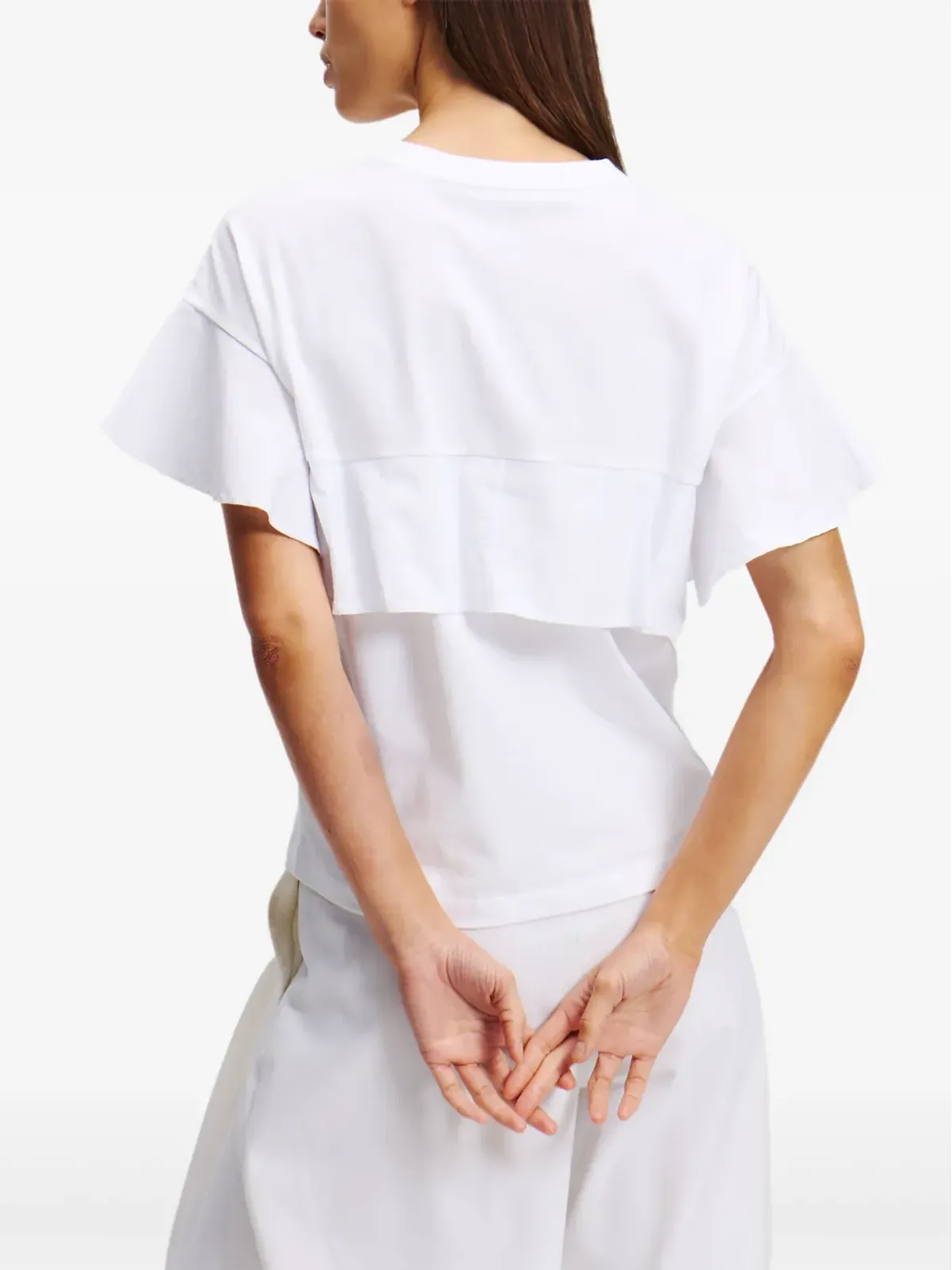 Karl Lagerfeld ラッフル Tシャツ - 画像4