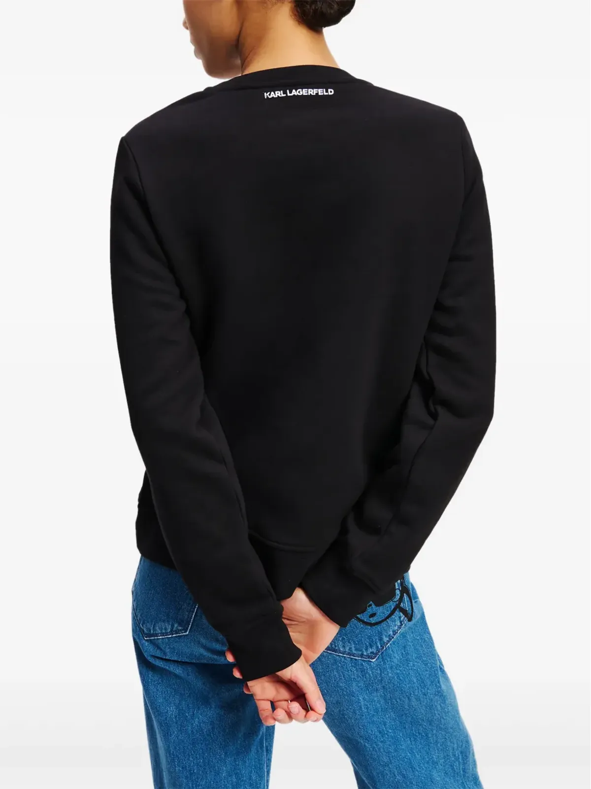 Karl Lagerfeld Ikon スケッチ スウェットシャツ - ブラック - 画像4