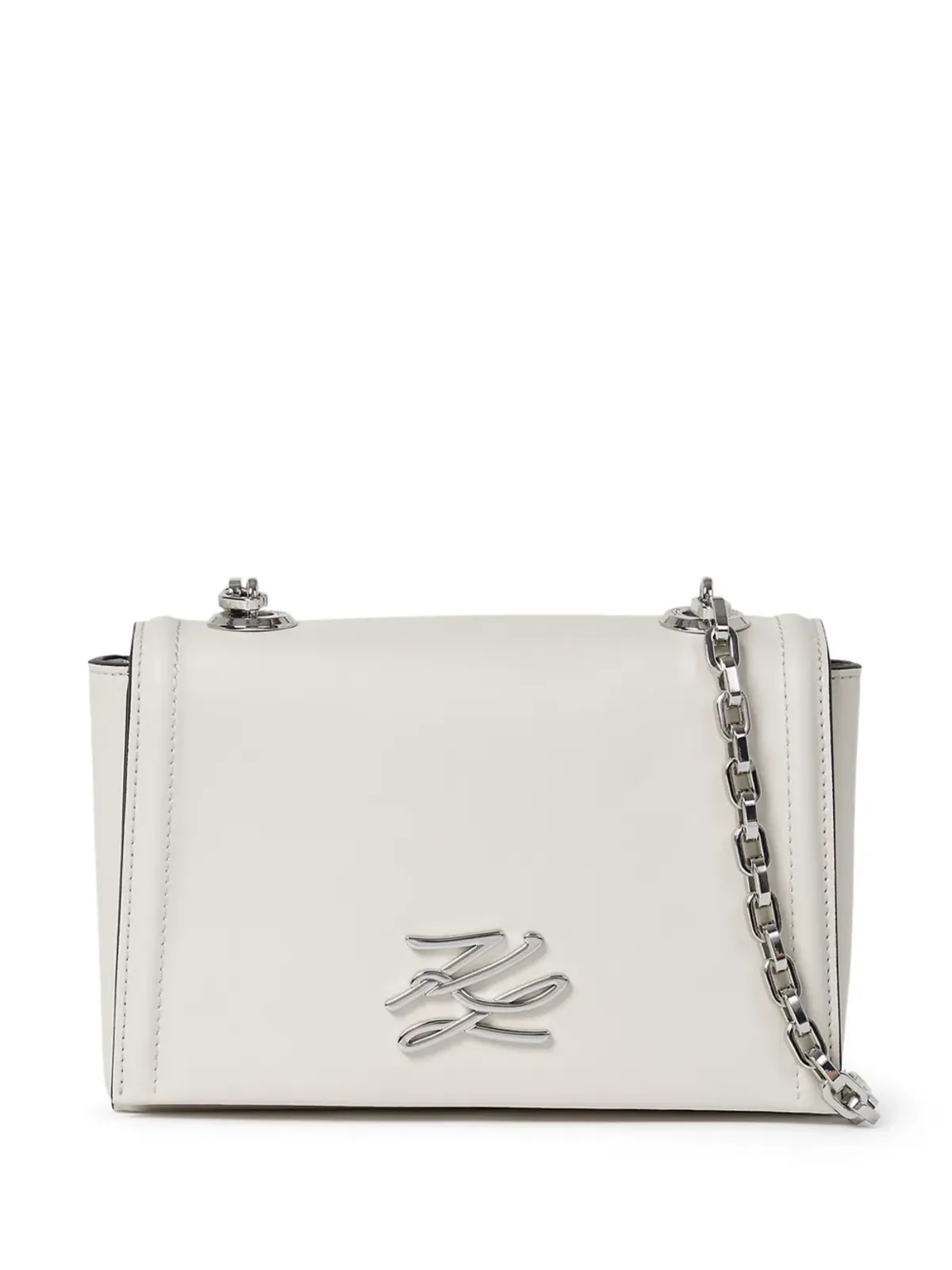 Karl Lagerfeld 小さめ K/Autograph クロスボディバッグ - ニュートラルカラー - 画像1